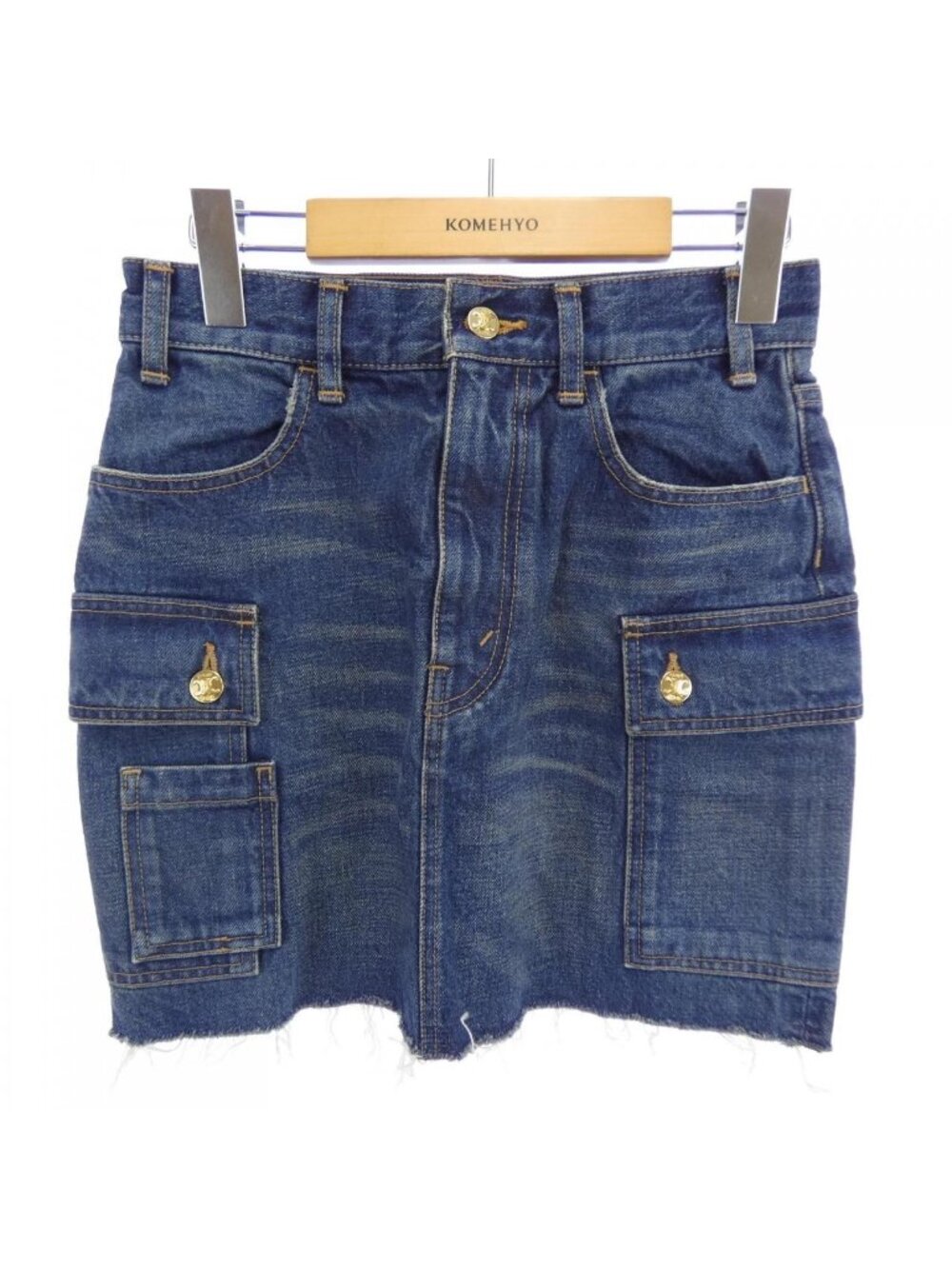 Celine Cargo Mini Skirt Triomphe